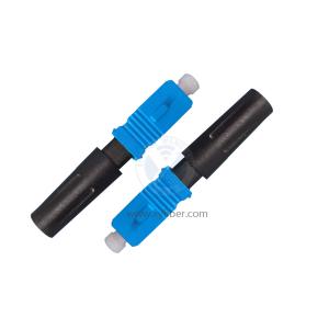 China FTTH aprisa montan el conector tipo que atornilla unimodal/con varios modos de funcionamiento de SC/UPC supplier