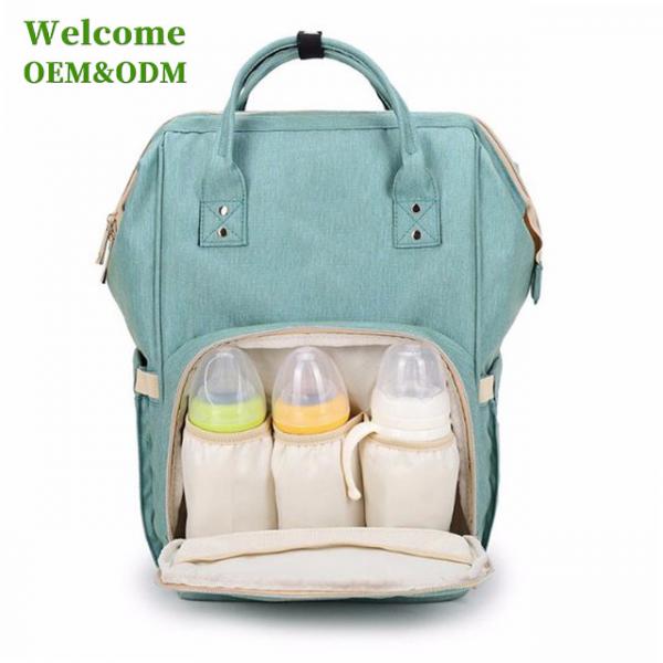 Fashionable Baby Care Nappy Changing Bags , Durable Green Infant Diaper Bag