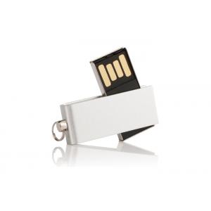 China Mini Custom Gift USB Flash Drive Customized Logo Swivel USB Drive 25g supplier