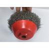 125mm Crimped Wire Cup brush Corrugated Wire with M14 Connecting Thread