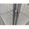 China Environmental Q235 Steel Weld / Chain Wire Trash Cage 1500mm X 2000mm wholesale