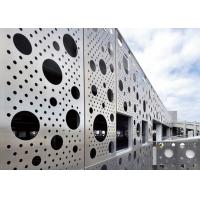 China Decorative Outdoor Metal Wall Art Panels Laser Cut Perforated Metal Panels on sale