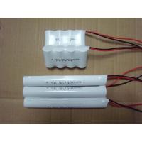China Emergency Lighting Nicd Battery Packs SC 1500mAh 4.8V High Teerature on sale