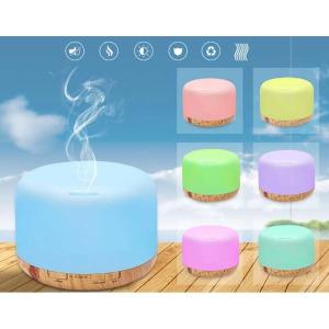 China 500ml Ultra-Quiet Environment Ultrasonic Aroma Diffuser With 7Color Light supplier