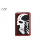 Rectangle Embroidered Motorcycle Patches , Custom Made Patches For Leather Vests