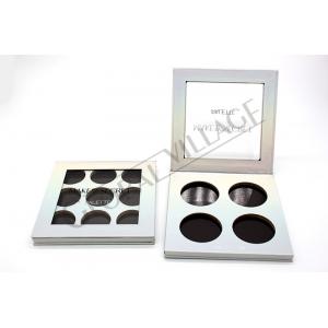 Holographic Paper Empty Magnetic Eyeshadow Palette Makeup Pan Customized