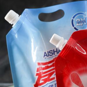 China Plastic Wash Fluid 60mic Liquid Soap Bag Laundry Detergent Packaging supplier