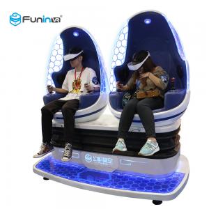 China Blue + White 9D VR Simulator Virtual Reality Headset Small Roller Coaster Outdoor Games For Kids Amusement Park Rides supplier