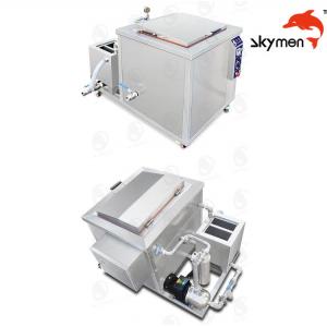 China Engine / Auto Parts Ultrasonic Cleaning Equipment 2400W 28/40KHz With Filter supplier