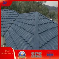 China Anti Age Roofing Materials Color Stone Chips Coated Steel Roofing Tile on sale