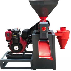 China 12HP Air Cooled Diesel Rice Mill Rice Husking Machine 500kg Per Hour supplier