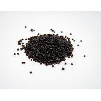 China Black Color RPET Granules Recycled Fiber Grade Semi Dull Recycled Pellets on sale
