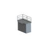 China 46s Lifting Time Loading Dock Table Hydraulic Scissor Lift Table with Handrail and Chain Carrying Capacity 2000kg Safe wholesale
