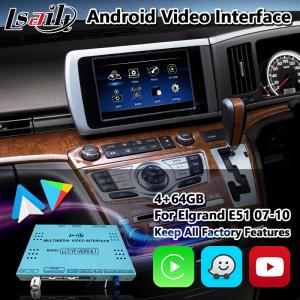 China Lsailt Android Nissan Multimedia Interface for Elgrand E51 Series 3 2007-2010 supplier