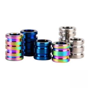 China Colorful CNC Titanium Camping Parts Beads EDC Tool 3.5g Weight ISO9001 supplier