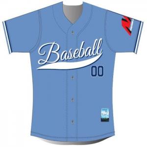 300gsm Cool Pullover Baseball Jersey Uniforms Full Button Front