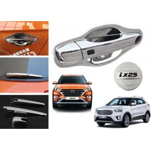 China Hyundai 2014 2015 2019 Creta IX25 Chromed Fuel Tank Cap Cover , Handle Cover , Mirror Cover supplier