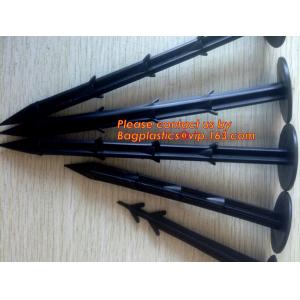 plastic nail, pins for ground cloth,garden nails,silt fence, plastic garden pegs ,ground nails,mulch pegs for gardening