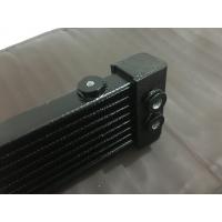 Aluminum tube fin oil cooler for motorcycle aftermarket engine cooling