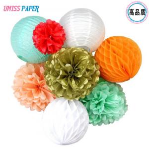 China 8pcs/set  Hot birthday parties, weddings, wedding decorations, paper strips, paper lanterns, paper flower balls supplier