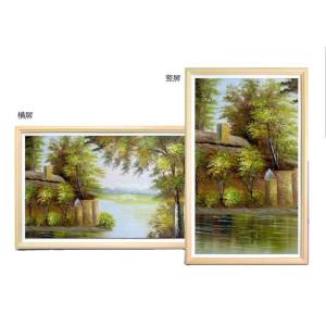 China UHD 4K 49 50 cadre photo en bois LCD NFT Lecteur vidéo en boucle affichage avec WIFI Android OS pour la signalisation publicitaire supplier