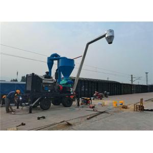 China Easy To Operate Soyal Bean Meal Grain Pneumatic Vacuum Truck Loading Conveyor for loading and unloading truck, ferry supplier