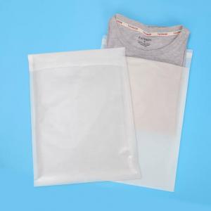 Garment Clear Glassine Paper Bag Non Plastic Gusset For T-Shirt