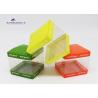 China UV Printing PET Plastic Box Pinted Colors On Upper And Lower Part Size 8X8X8cm wholesale
