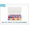 MG - 150 Customized Wire Terminal Assortment Kit 18 Types Terminals / Disconnect