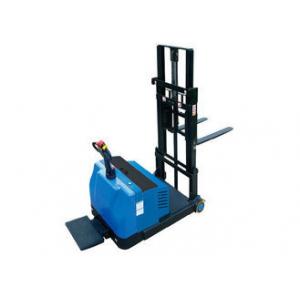 China 1000Kg Load Capacity Electric Pallet Stacker , Pedestrian Pallet Stacker With Emergency Stop Switch supplier