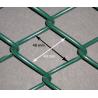 Heavy Duty 9gauge 50x50mm ral 6005 Green color Chain Link Fencing with Brace