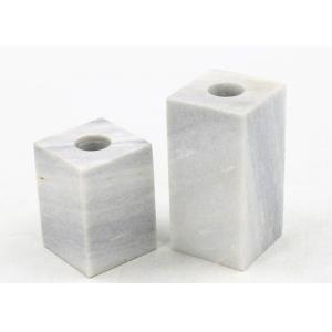 China 100% Natural marble 5x5x7cm Stone Candle Holders supplier