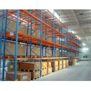 Warehouse Storage Heavy Duty Pallet Racking Every Layer Equipped with Pallet Support Bars