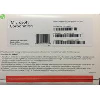 China Microsoft Windows 10 Pro Pack 32 Bit Or 64 Bit Retail Box Genuine Key on sale