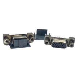 China 4,75 mm Fêmea Mini D-SUB 15P DB15 Conector Slim HD R/A Tipo HDR supplier