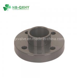 China UV Radiation Resistant Pn16 UPVC Van Stone Flange with Wall Thickness 20mm to 400mm supplier