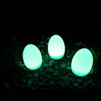 240v Egg Shaped Table Lamp With Remote Control Rechargeable