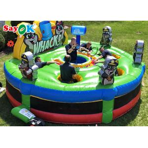 Outdoor Inflatable Games Adult Interactive Game Inflatable Whack A Mole Game For Party 4.5mx1.8mH