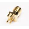 180 Degree DIP PCB RF Coaxial Connector SMA RF Connector Kit Brass Material