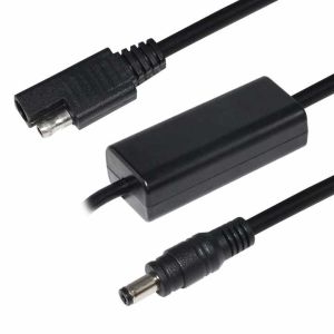 China Cable de alimentación elevador SAE a CC 5,5x2,1 mm - Adaptador convertidor de 5 V a 12 V para panel solar, batería, LED, uso de enrutador wholesale