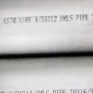 ASTM A312 316/L SMLS PIPE 3" SCH40S Seamless Stainless Steel Pipe