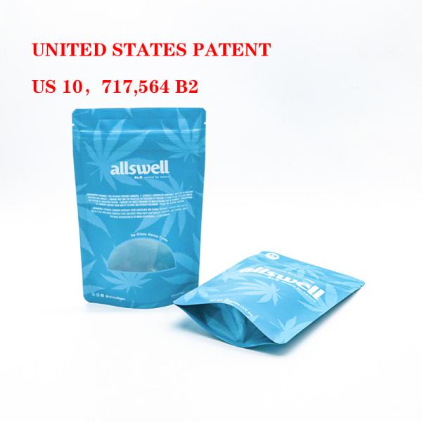Enhanced Odor-Blocking Secure Child Resistant Bags With Self-Supporting Plastic Zipper Lock