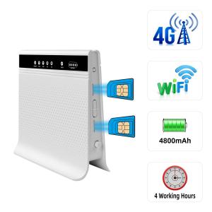 China 2100mAh Battery Dual SiM Mobile Router 802.11ac 5G Wifi Hotpot supplier
