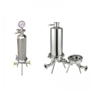 Manufacturer of Industrial Stainless Steel Cartridge Filter Housing For Food&Beverage Filtration