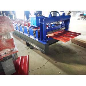 China 5.5kw Roof Sheet And Panel Ibr Roll Forming Machine Feeding Colour Coil supplier
