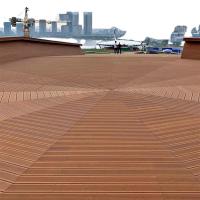 China Anti-Corrosion High Density Outdoor Strand Woven Bamboo Decking Bamboo Wood Outdoor Decking Flooring on sale