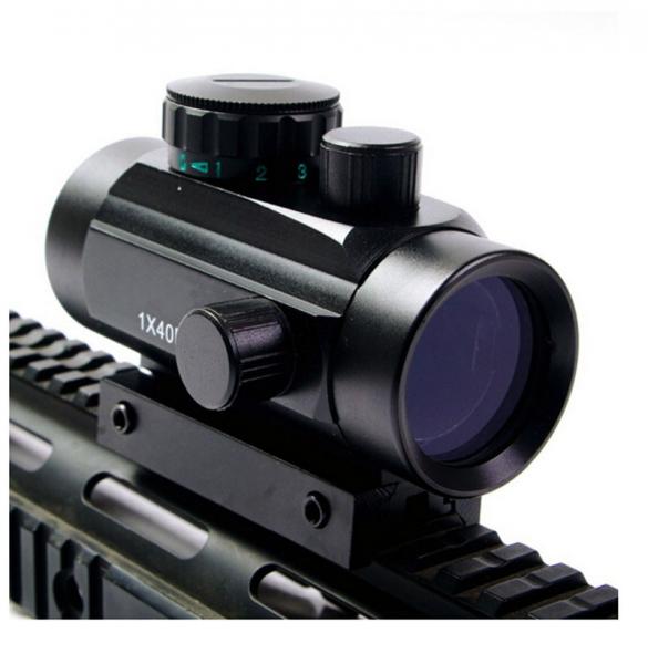 Tactical Hunting Holographic Sight 1x40mm Reflex Red Dot Sight Scope 11 & 20mm