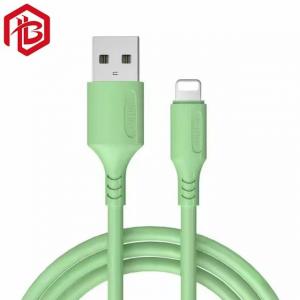 China 2.4A Usb Cable Cell Phone Data Fast Charger Cord Phone Charging Cable Line For Lightning Cable supplier