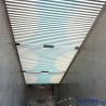 China Two Color PVDF Coating Aluminium Profile Suspended Metal False Linear Ceiling Strip For Hallway wholesale