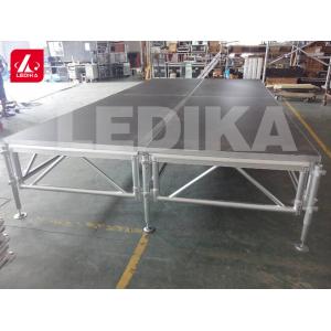 China High Denify Panel Aluminum Stage Platform / Wedding Portable Stage Truss supplier